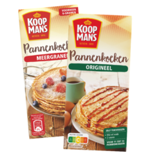 Koopmans original, volkoren of meergranen pannenkoekenmix